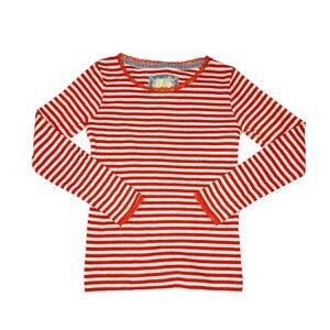 Boden Pointelle Long Sleeve Shirt Size 5-6Y